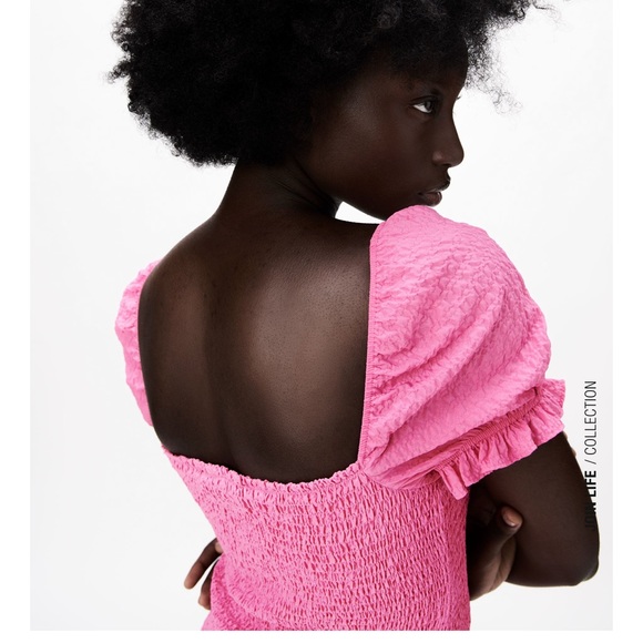 Zara Textured Weaved Dress - Picture 4 of 6